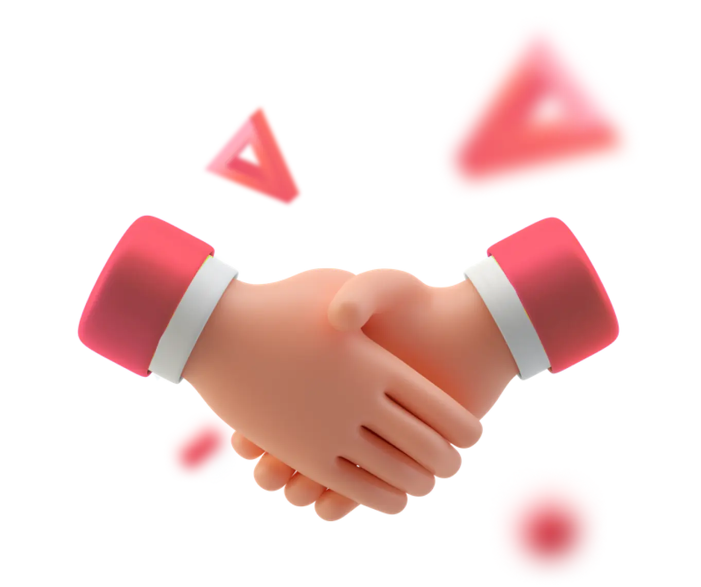 Handshaking 3d icon